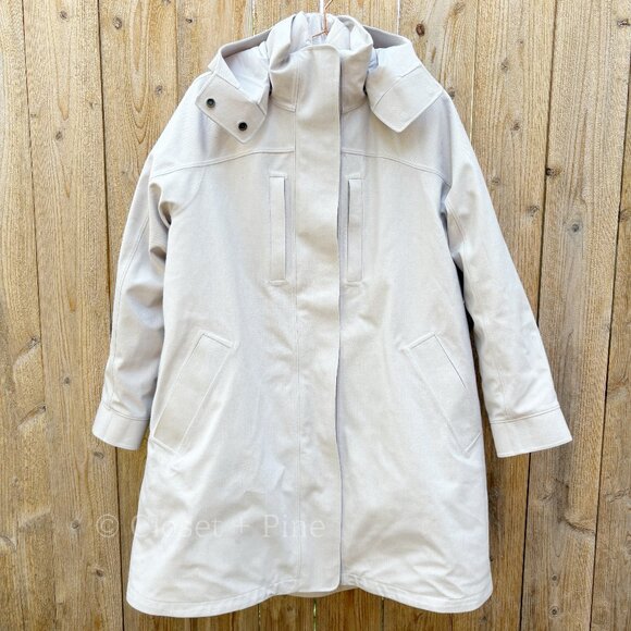 Lululemon Roam Far Wool 3-in-1‎ Jacket Size 8 Heathered Light Chrome - Picture 3 of 17